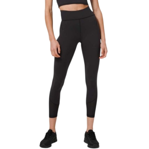 Lululemon Everlux and Mesh High-Rise Tight 25" Black Leggings Size 6 - Picture 4 of 16